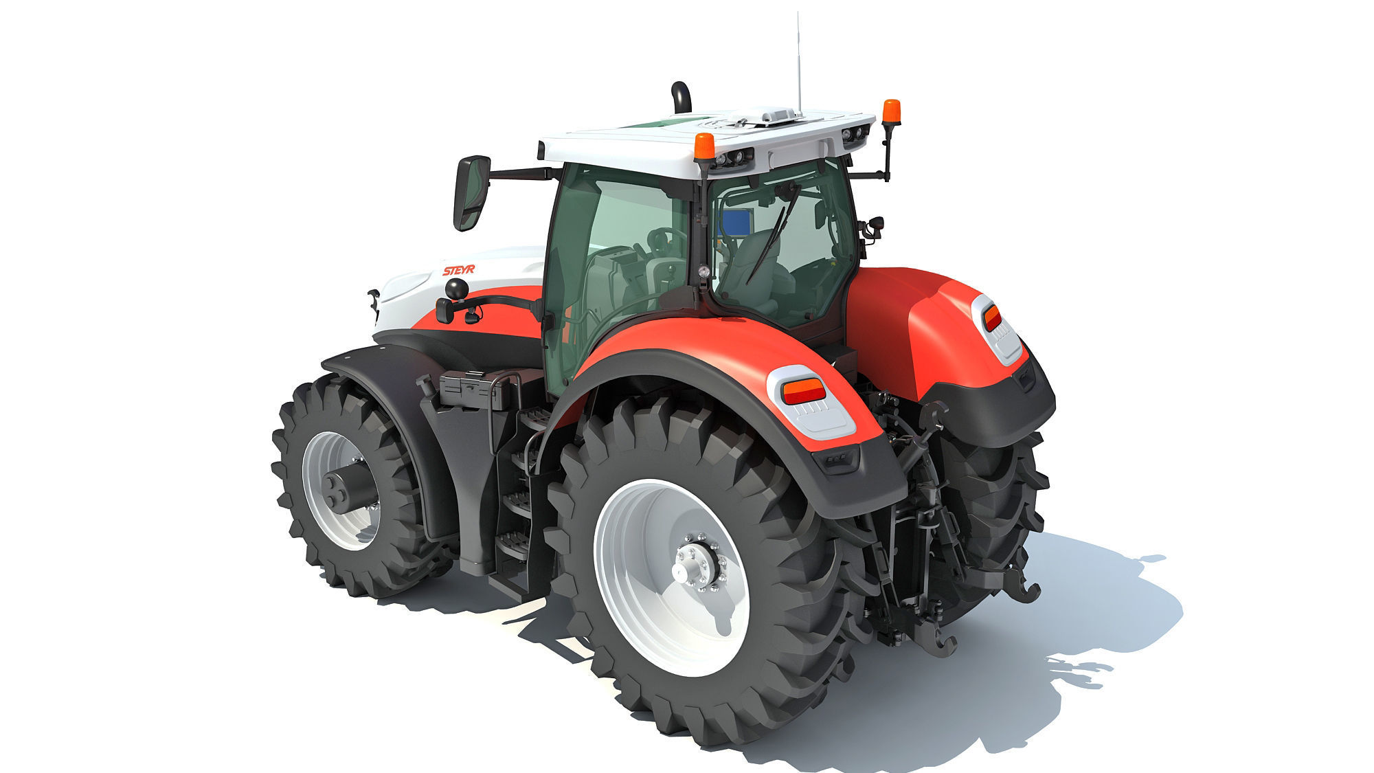 Steyr Tractor 3D model_2