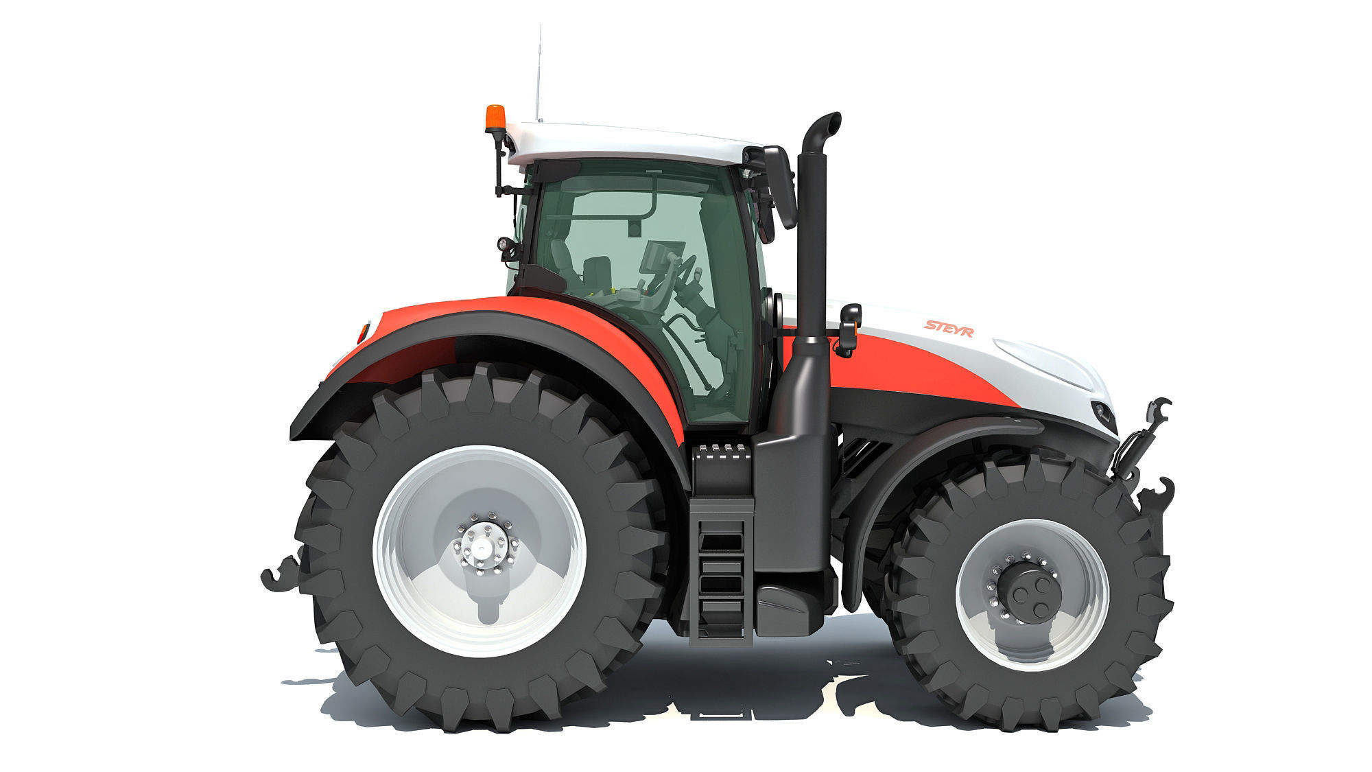 Steyr Tractor 3D model_5