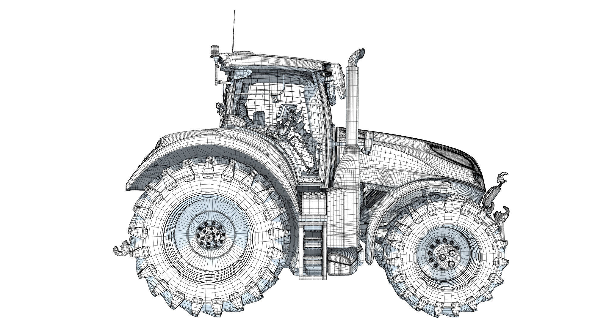 Steyr Tractor 3D model_18