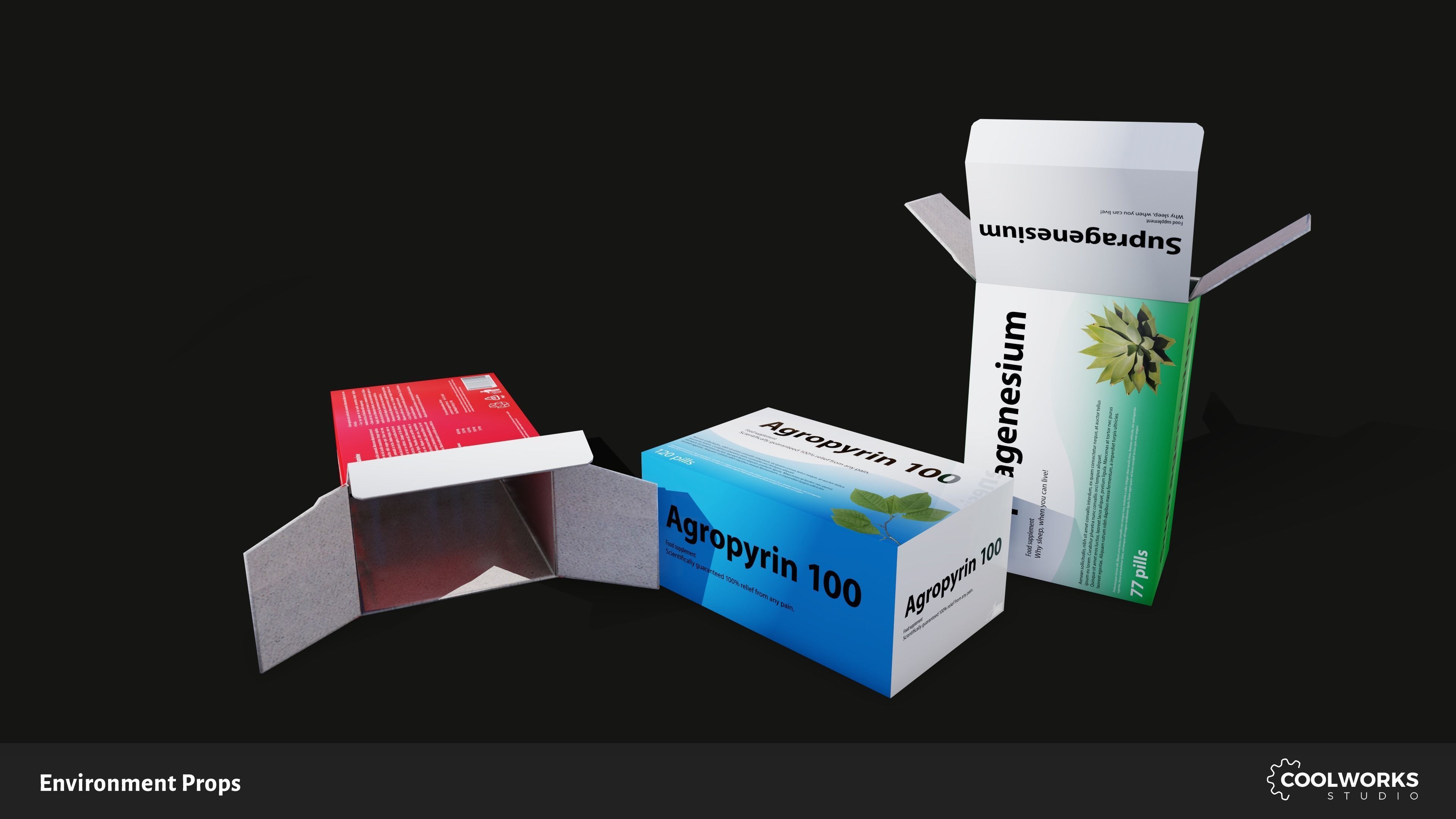 Environment Props Low-poly 3D model_12