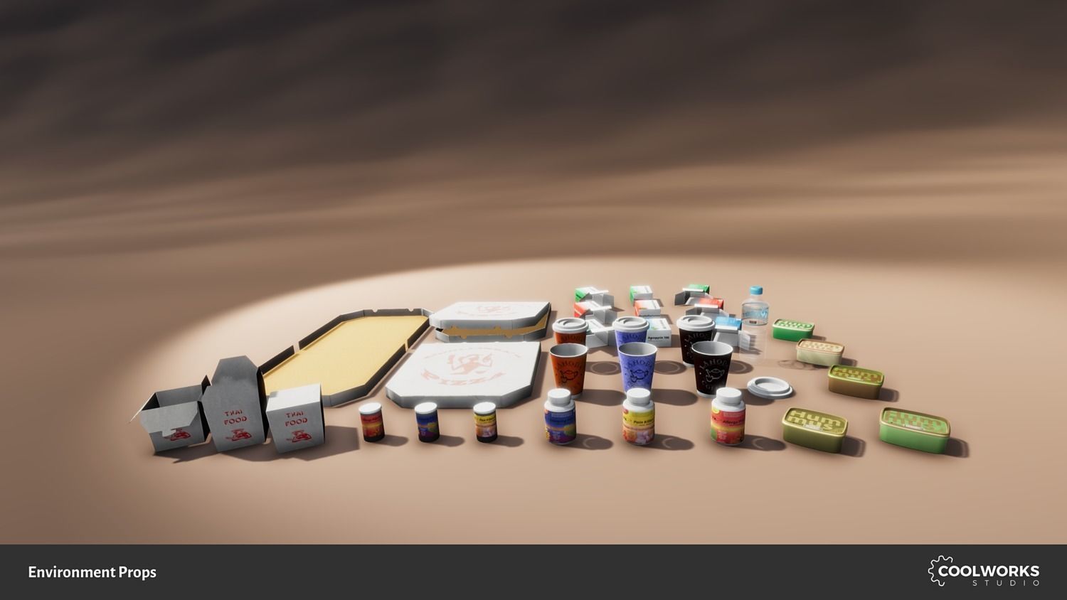 Environment Props Low-poly 3D model_3