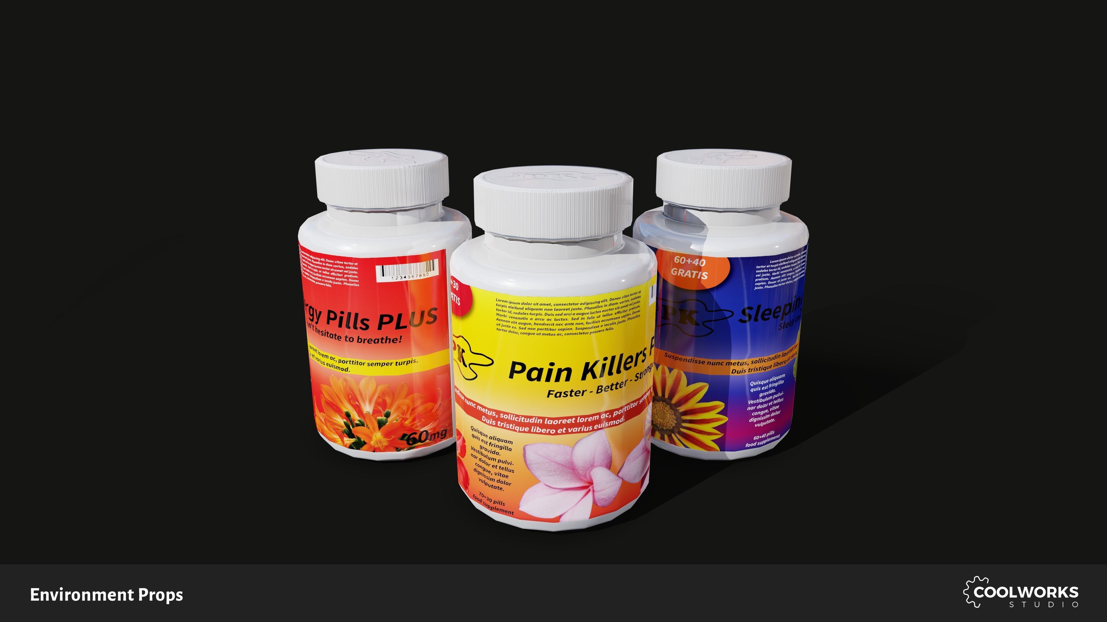 Environment Props Low-poly 3D model_18