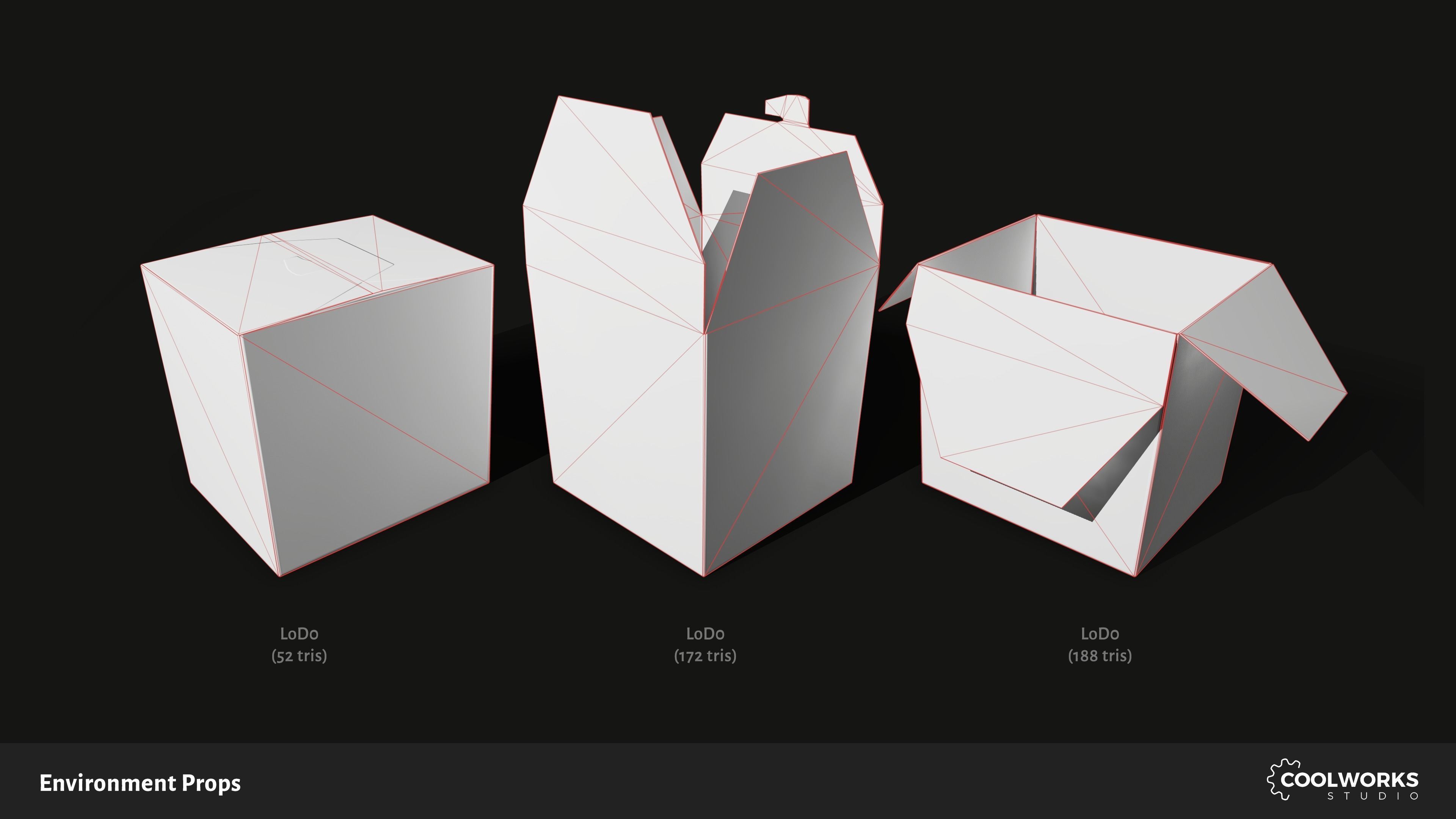 Environment Props Low-poly 3D model_7
