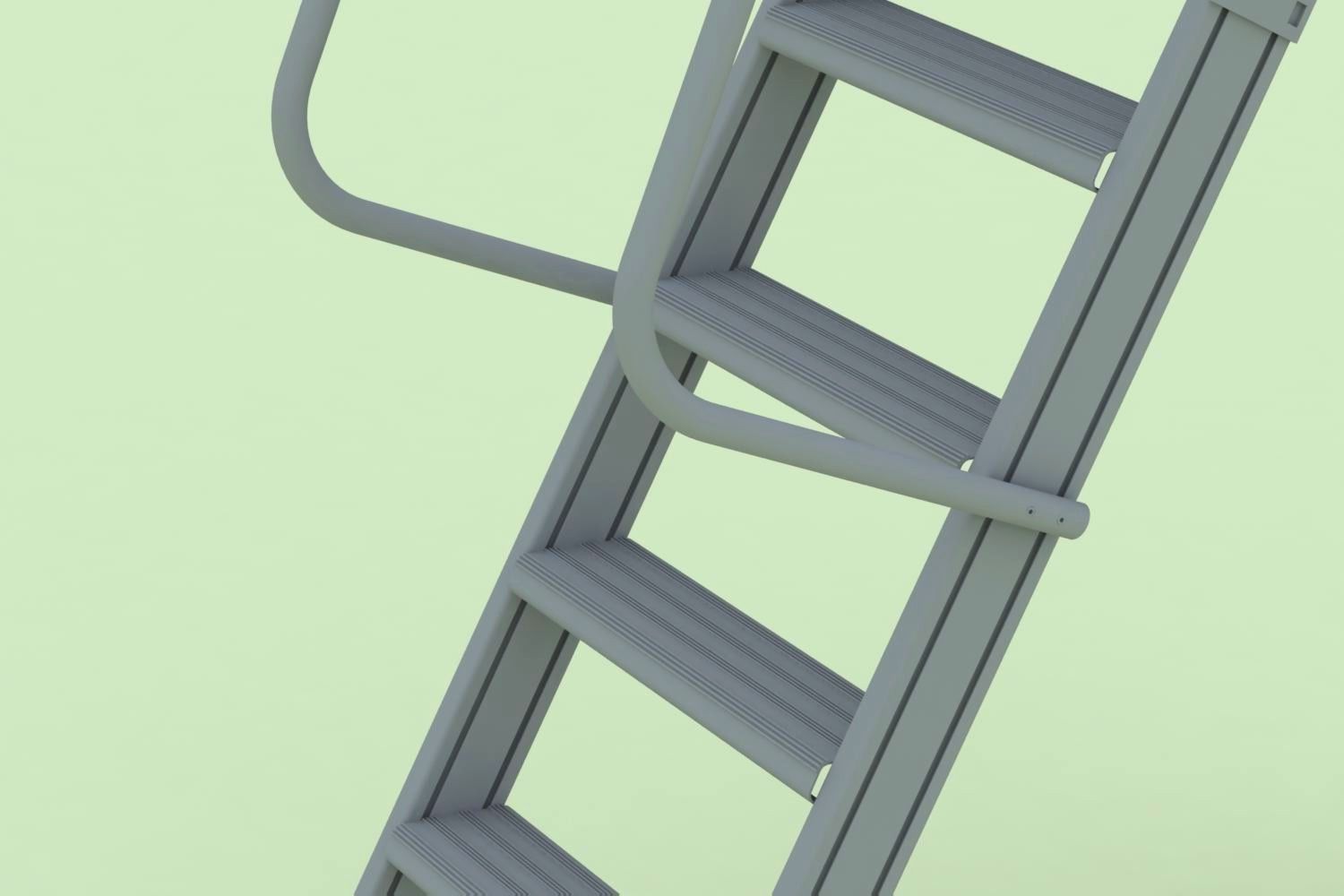Double Sided Step Ladder 3D model_2