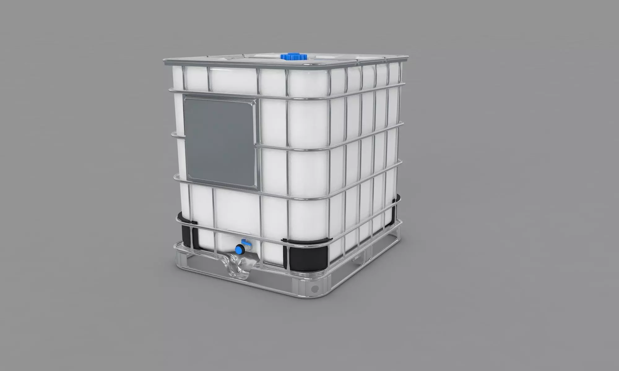 Water Tank IBC 3D model_0