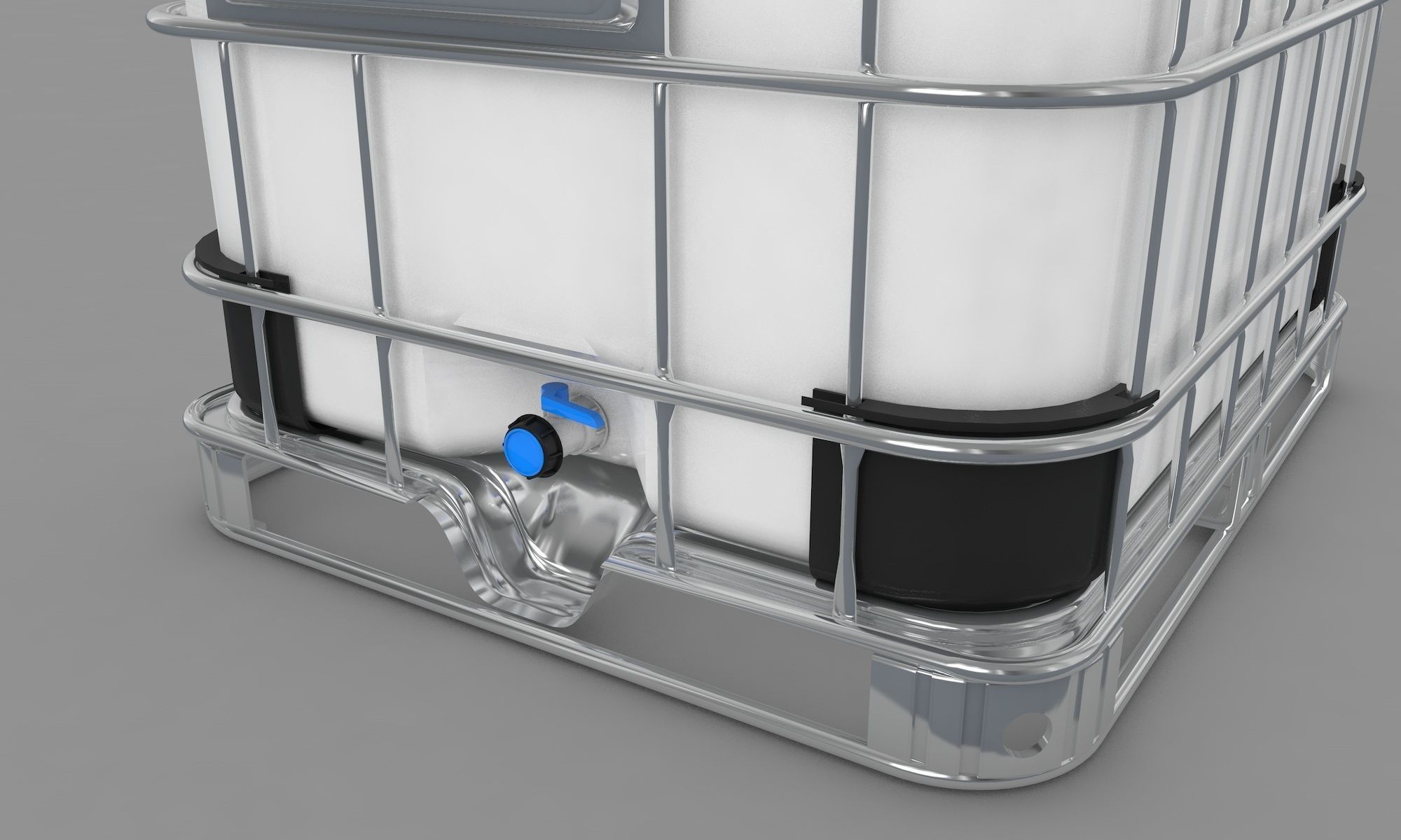 Water Tank IBC 3D model_6