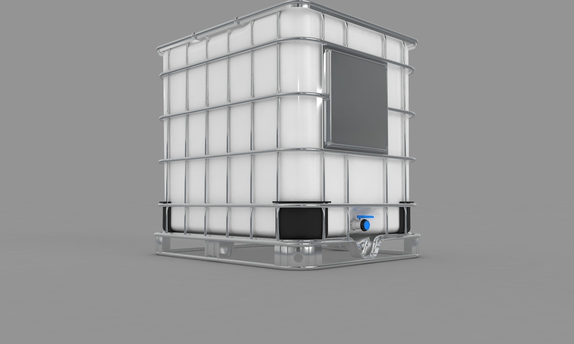 Water Tank IBC 3D model_3