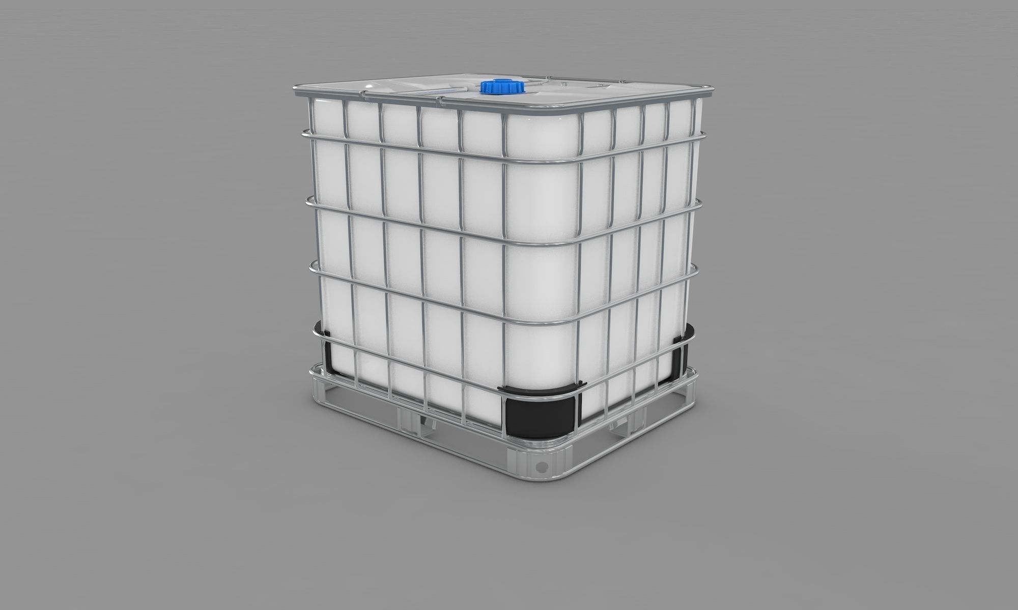 Water Tank IBC 3D model_1
