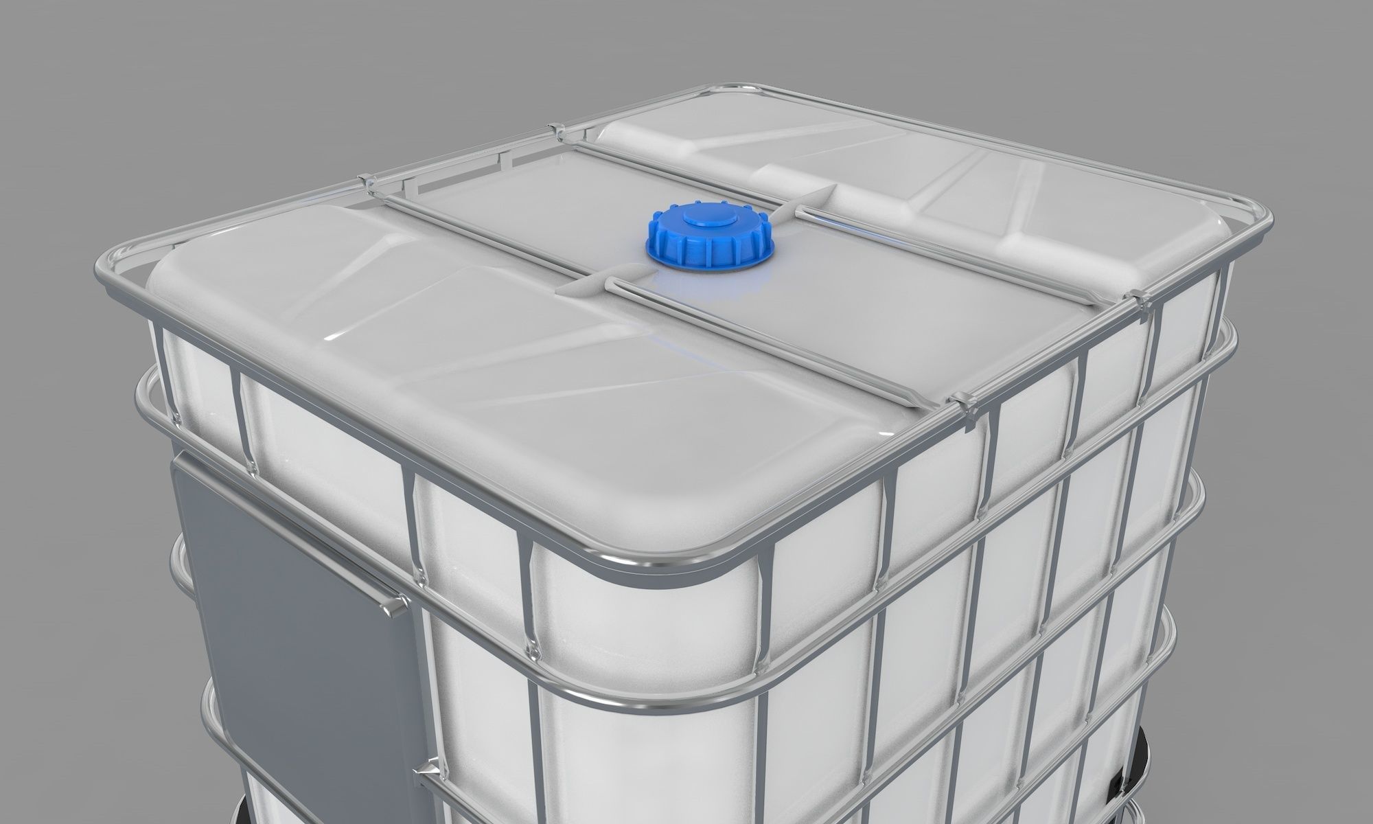 Water Tank IBC 3D model_7