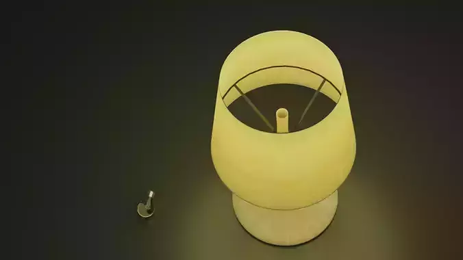 Desk Lamp - Low poly  Low-poly 3D model