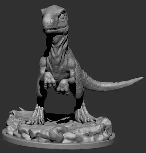 Baby Buel Raptor from Jurassic World 3D print model
