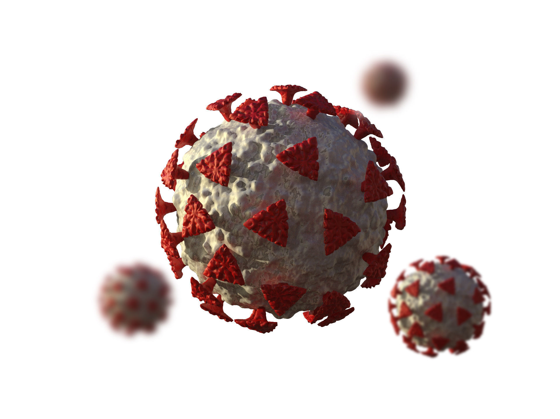 Corona Virus Covid-19 3D Model 3D print model_1
