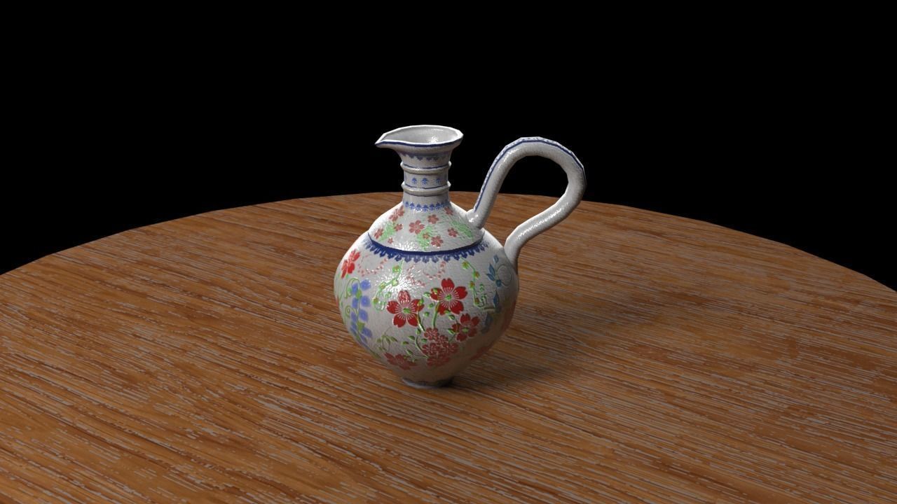 pot ancient 3D model_7