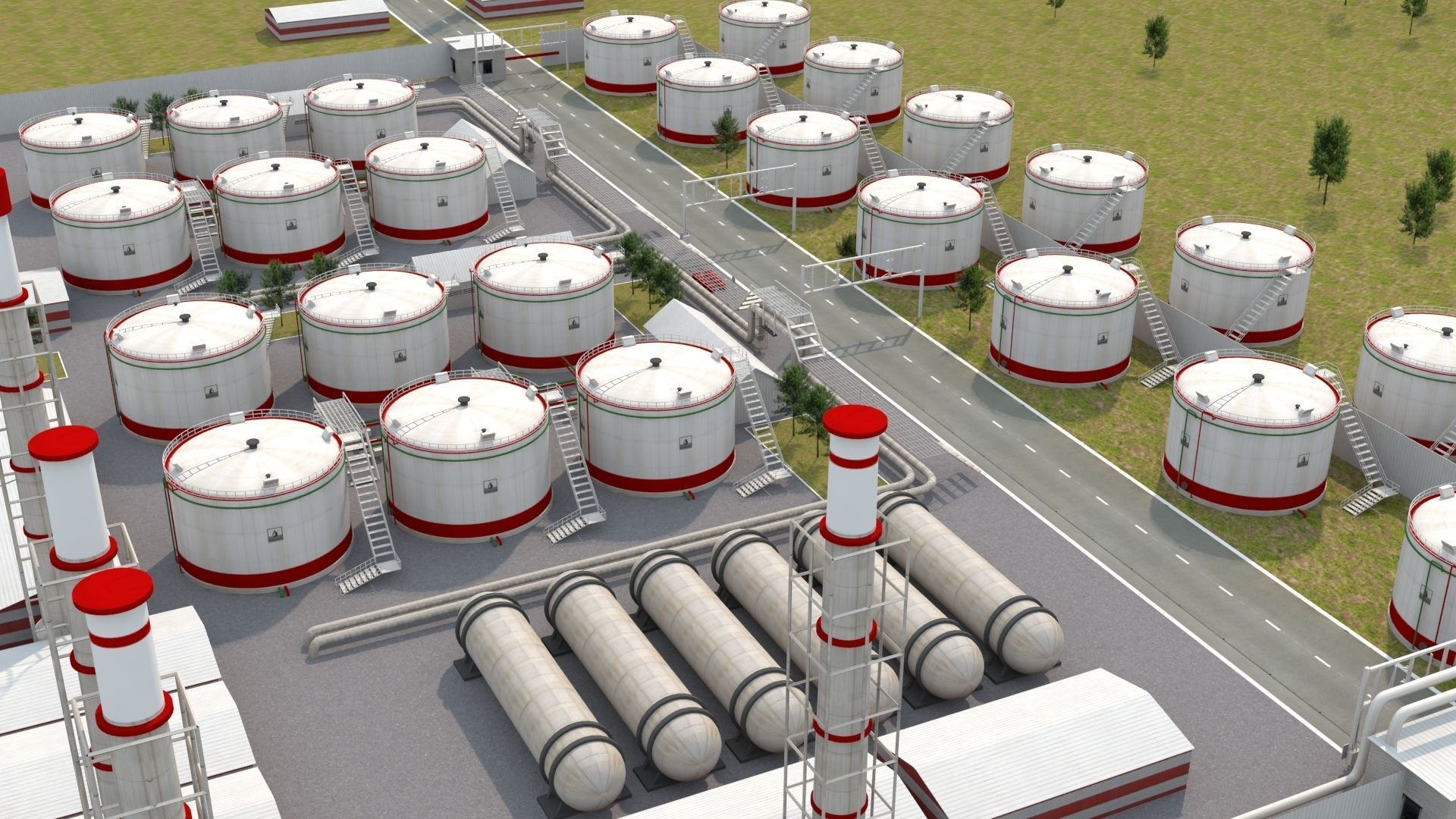 Complex for the processing and storage of petroleum products 3D model_3