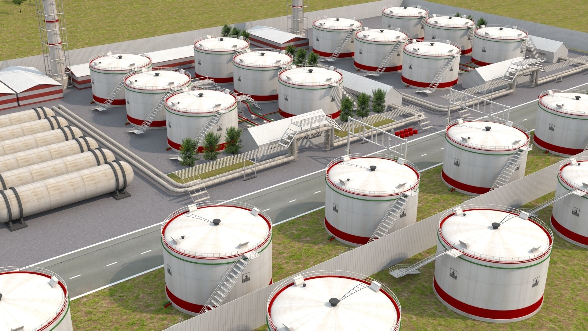 Complex for the processing and storage of petroleum products 3D model_2
