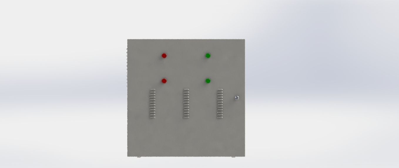 Electric Panel Box 3D model_1