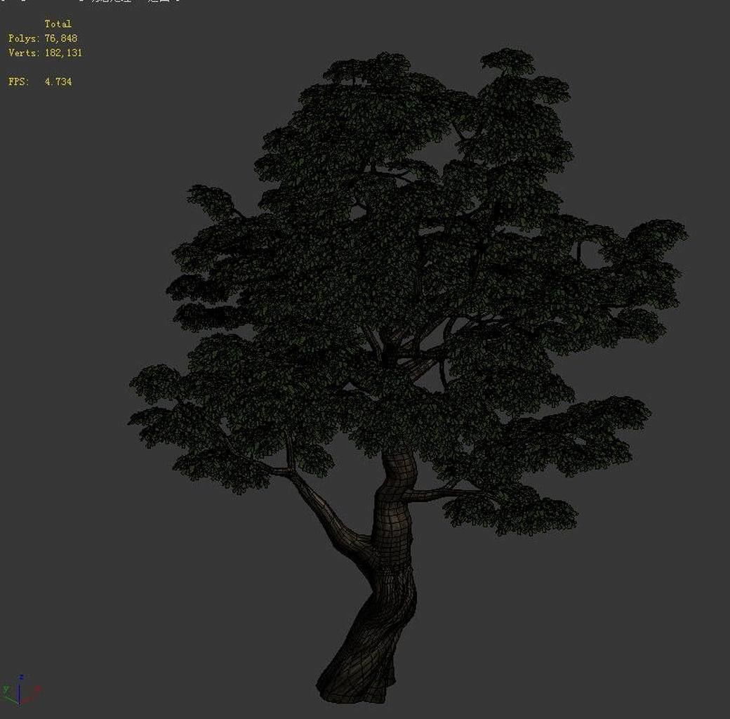 Horde Plants - Big Trees 01 3D model_2