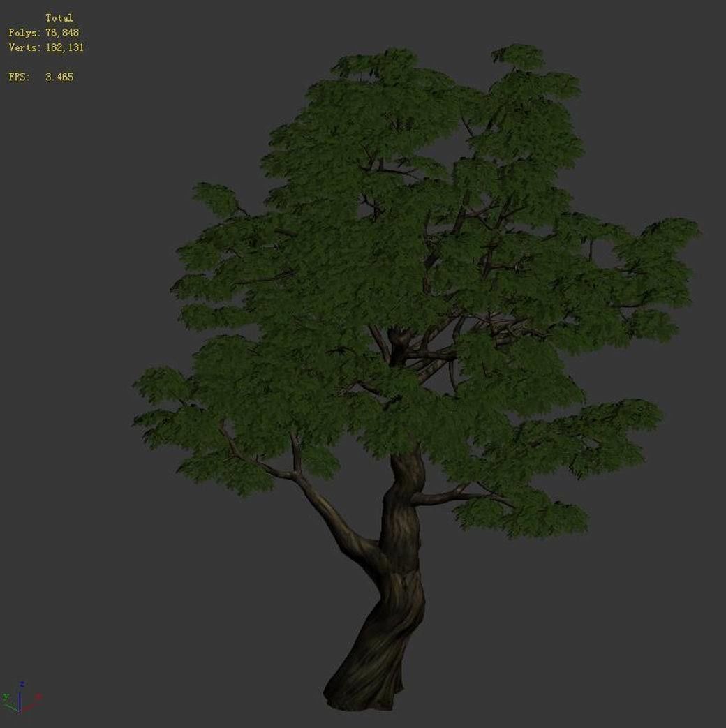 Horde Plants - Big Trees 01 3D model_1