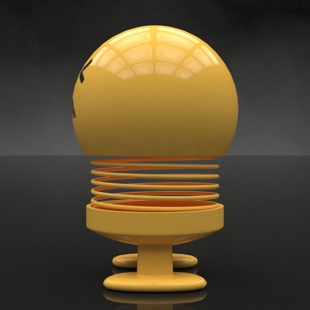 Spring emoji-9 3D model_2