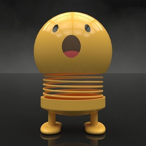 Spring emoji-8 3D model