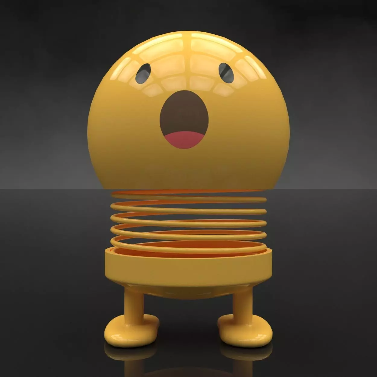 Spring emoji-8 3D model_0