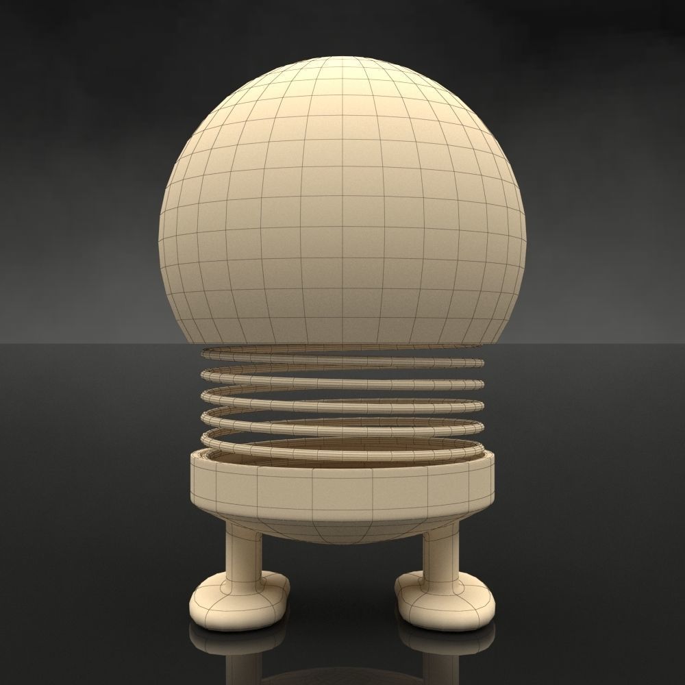 Spring emoji-8 3D model_4