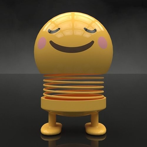 Spring emoji-7 3D model