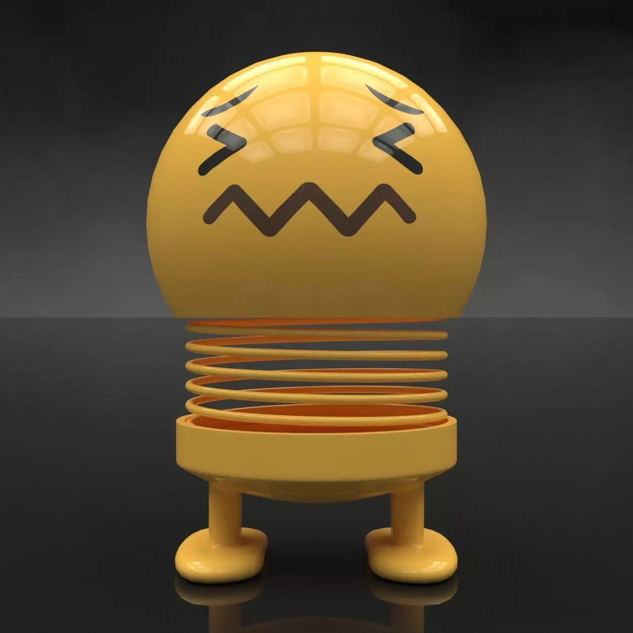 Spring emoji-22 3D model_0