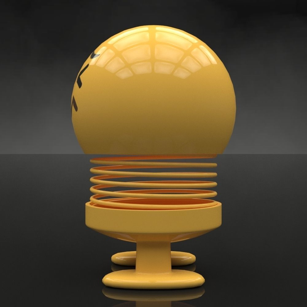 Spring emoji-22 3D model_2