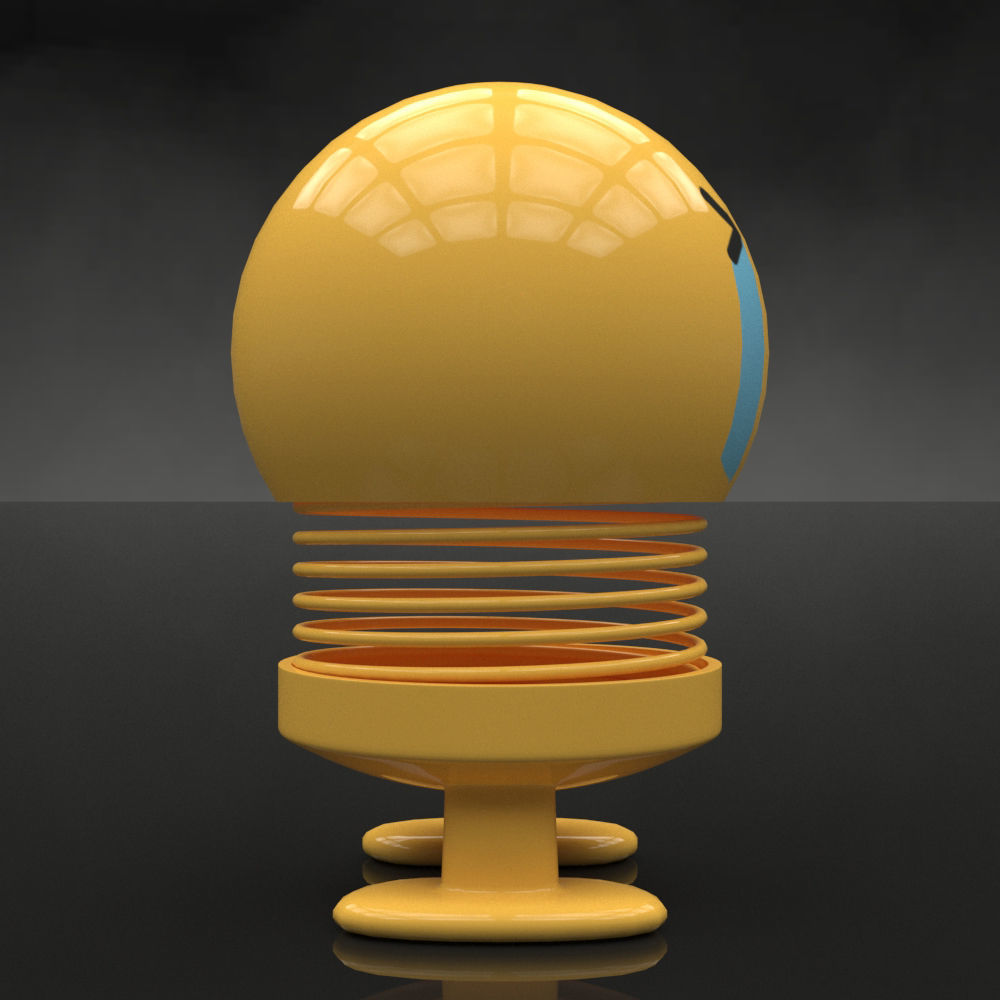 Spring emoji-5 3D model_3