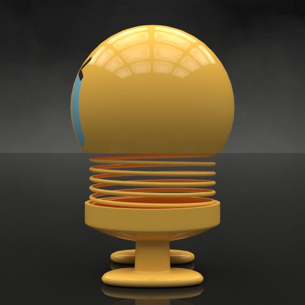 Spring emoji-5 3D model_2