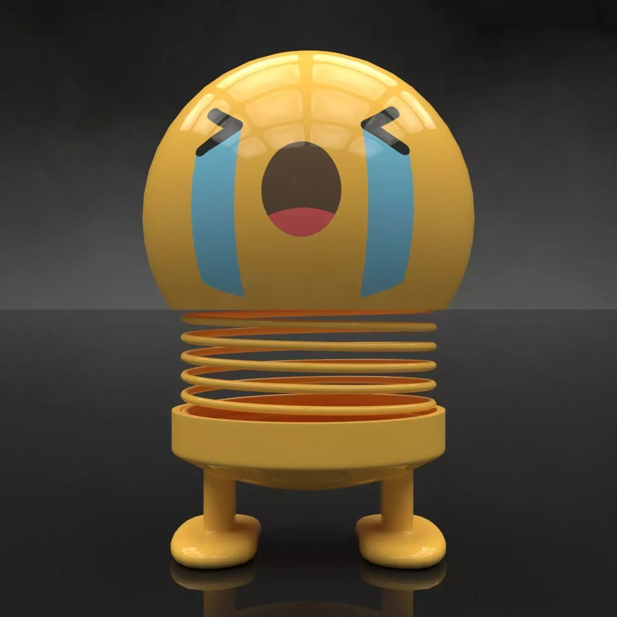 Spring emoji-5 3D model_0