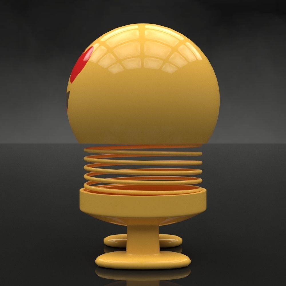 Spring emoji-11 3D model_2
