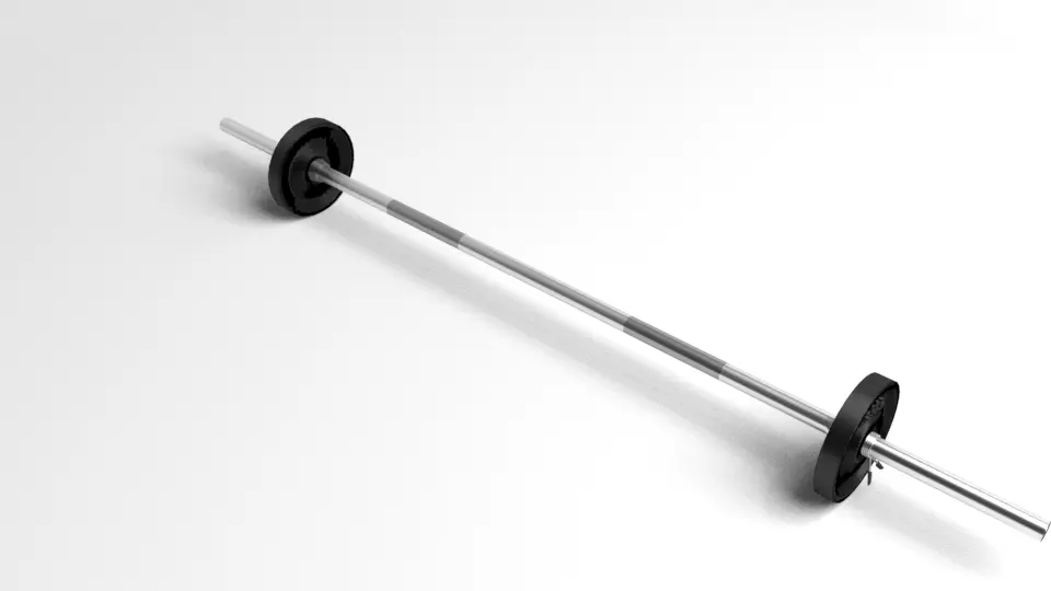 Barbell Adjustable 35kg 3D model