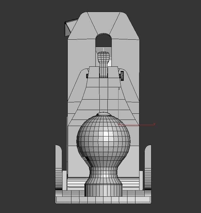 jointer plane Low-poly 3D model_14