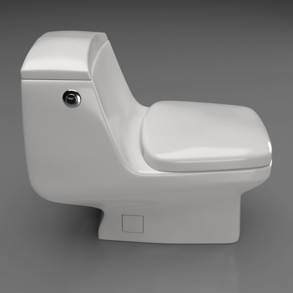 Toilet Seat Water Closet WC Palermo dual toilet 3D model_1