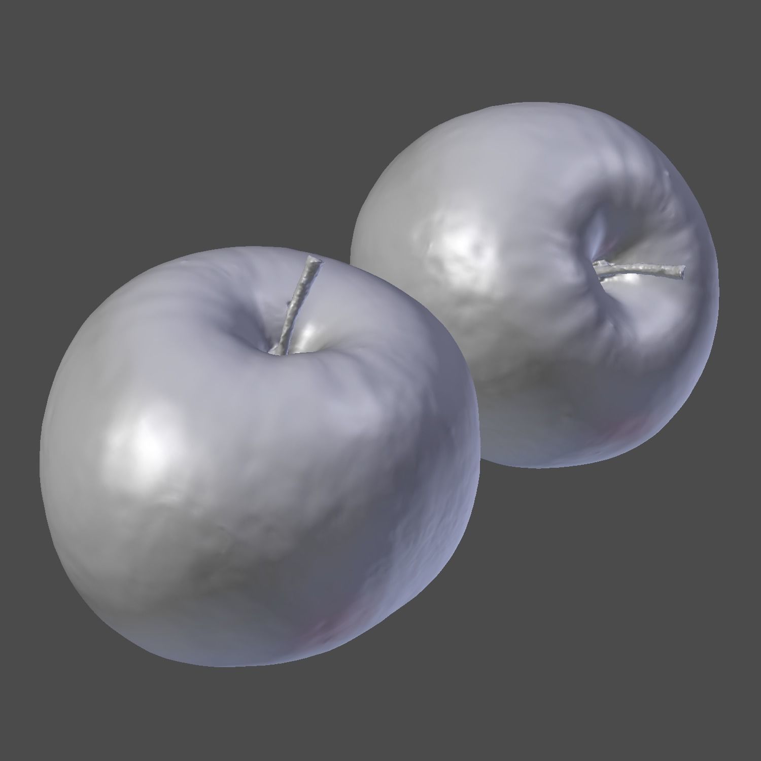 Photorealistic 3D Scanned Apple Low-poly 3D model_3