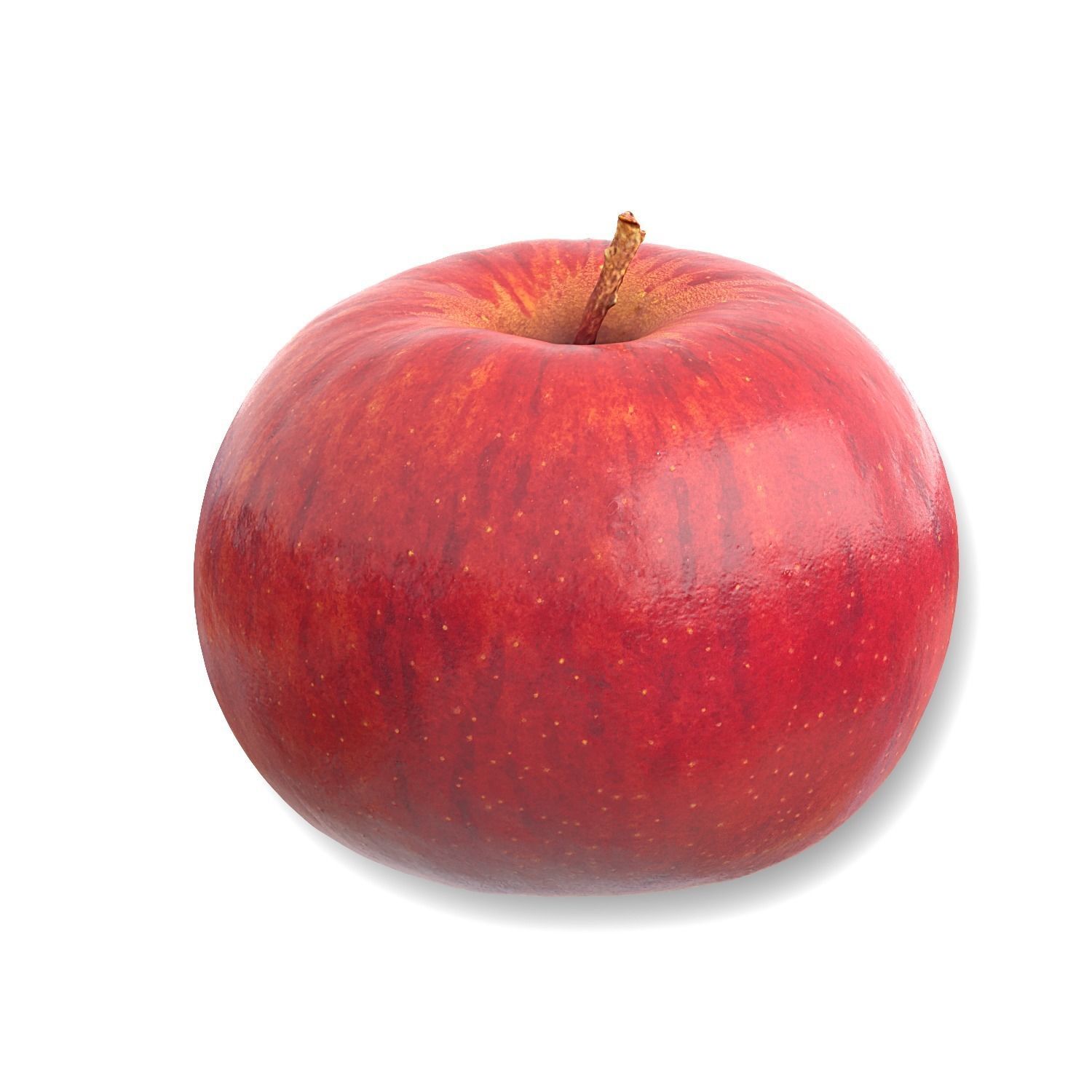 Photorealistic 3D Scanned Apple Low-poly 3D model_1