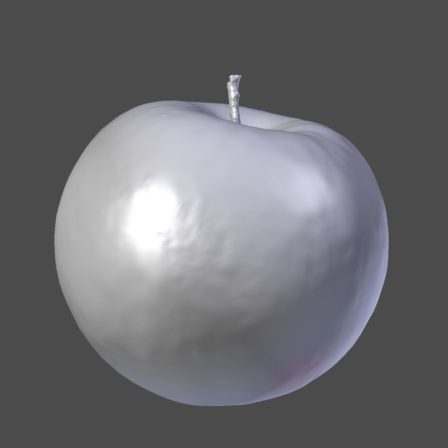 Photorealistic 3D Scanned Apple Low-poly 3D model_5