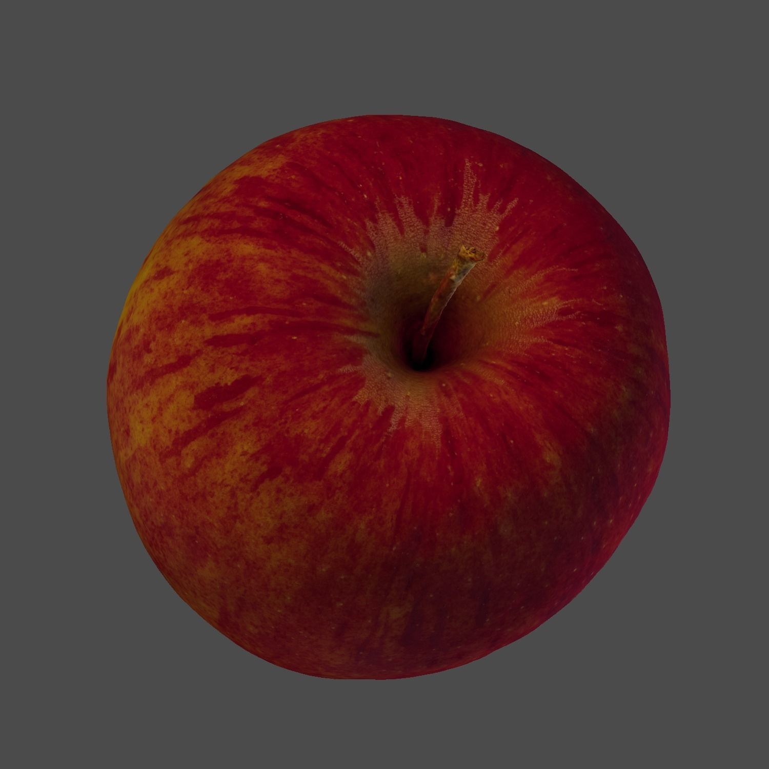 Photorealistic 3D Scanned Apple Low-poly 3D model_8