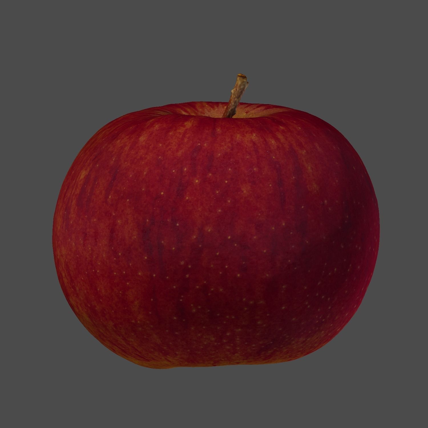 Photorealistic 3D Scanned Apple Low-poly 3D model_7