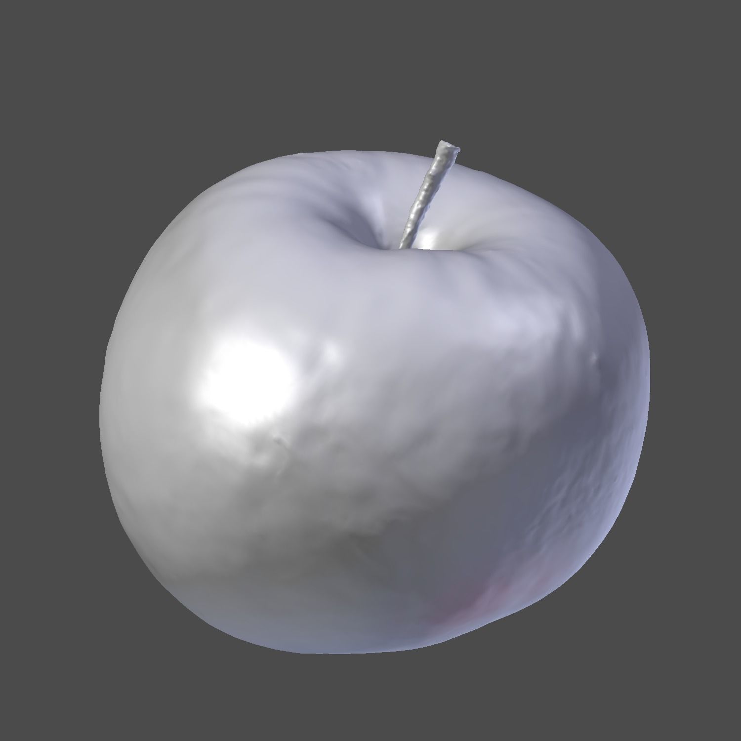 Photorealistic 3D Scanned Apple Low-poly 3D model_4