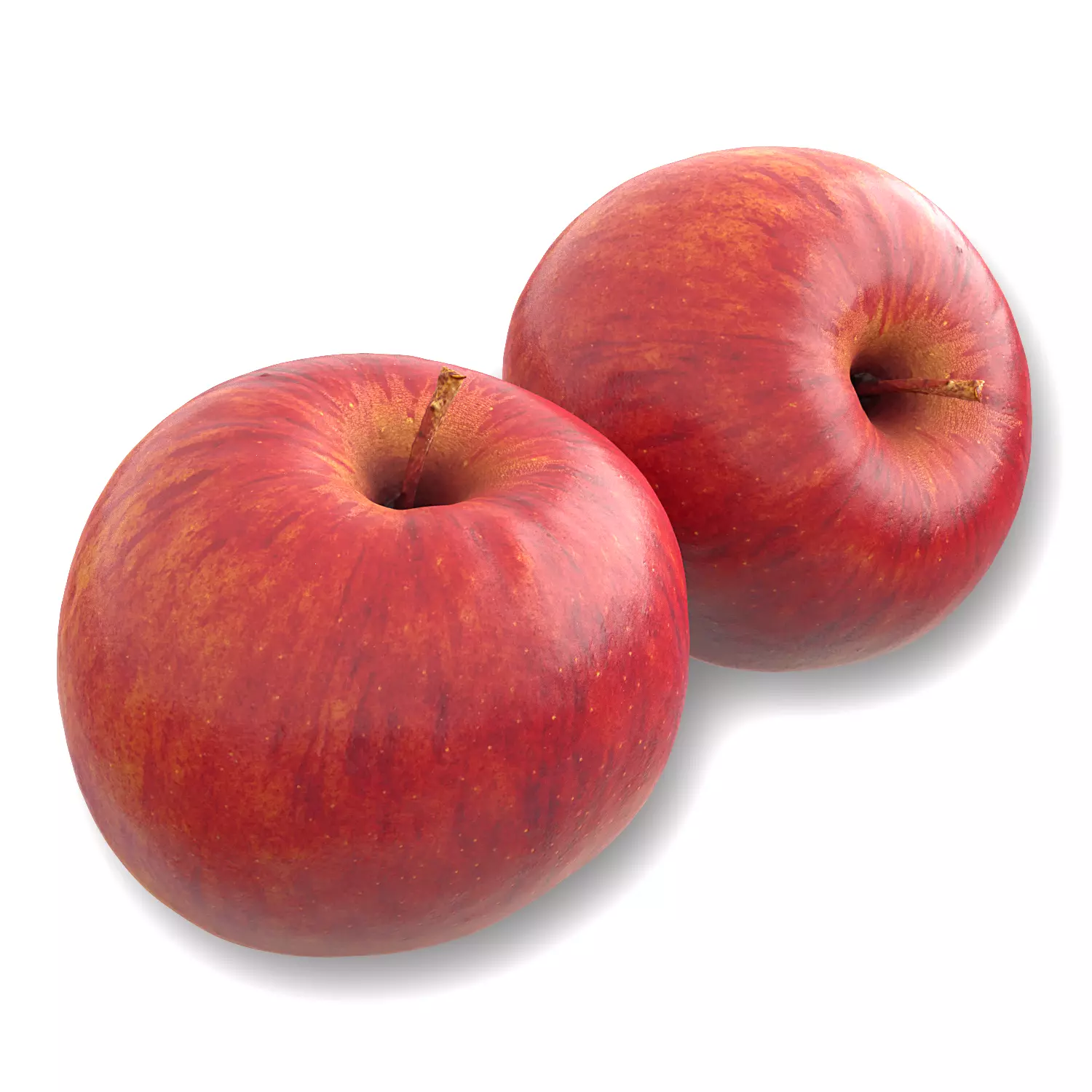 Photorealistic 3D Scanned Apple Low-poly 3D model_0