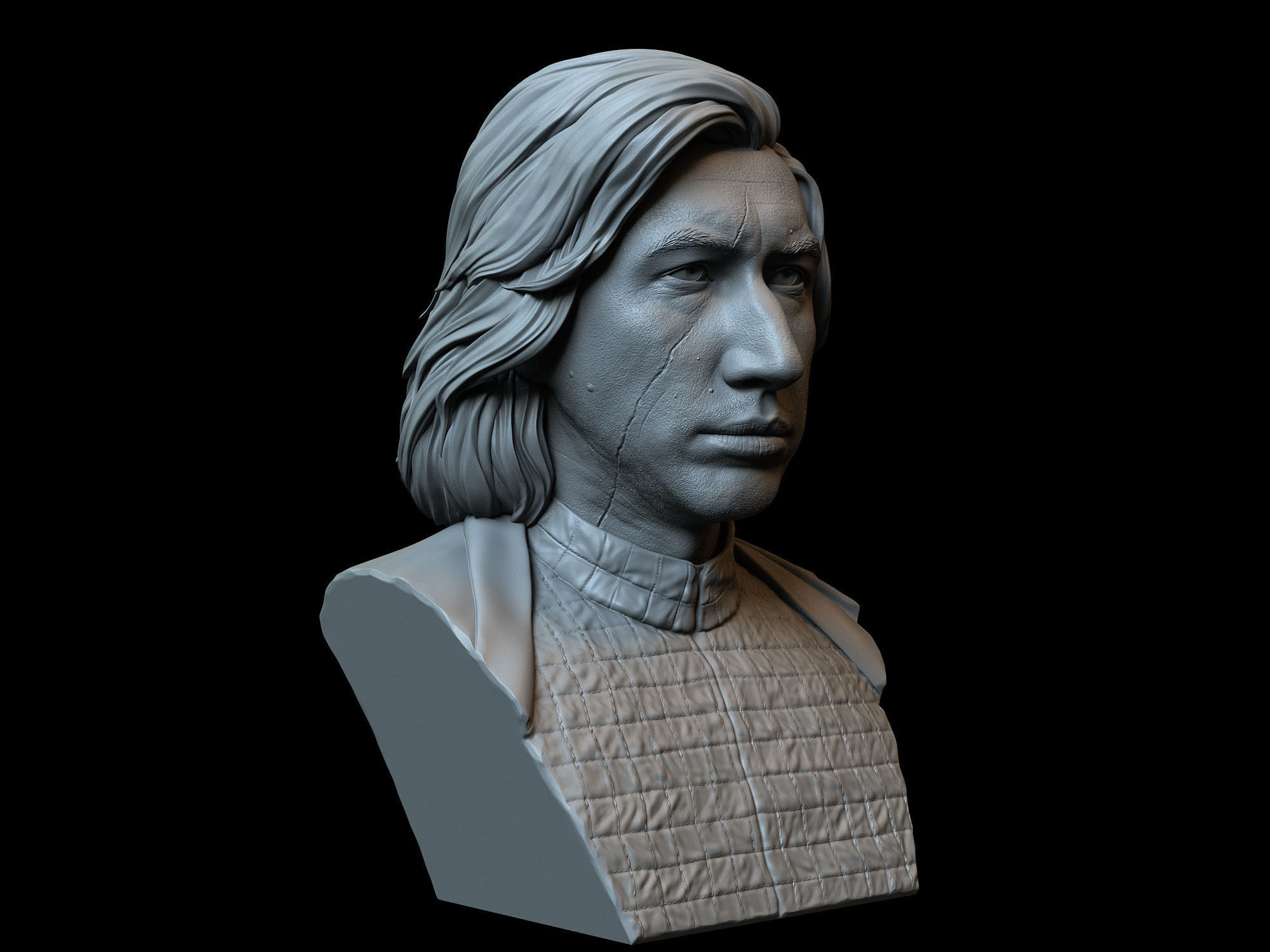 Kylo Ren aka Ben Solo from Star Wars Adam Driver 3D print model_8