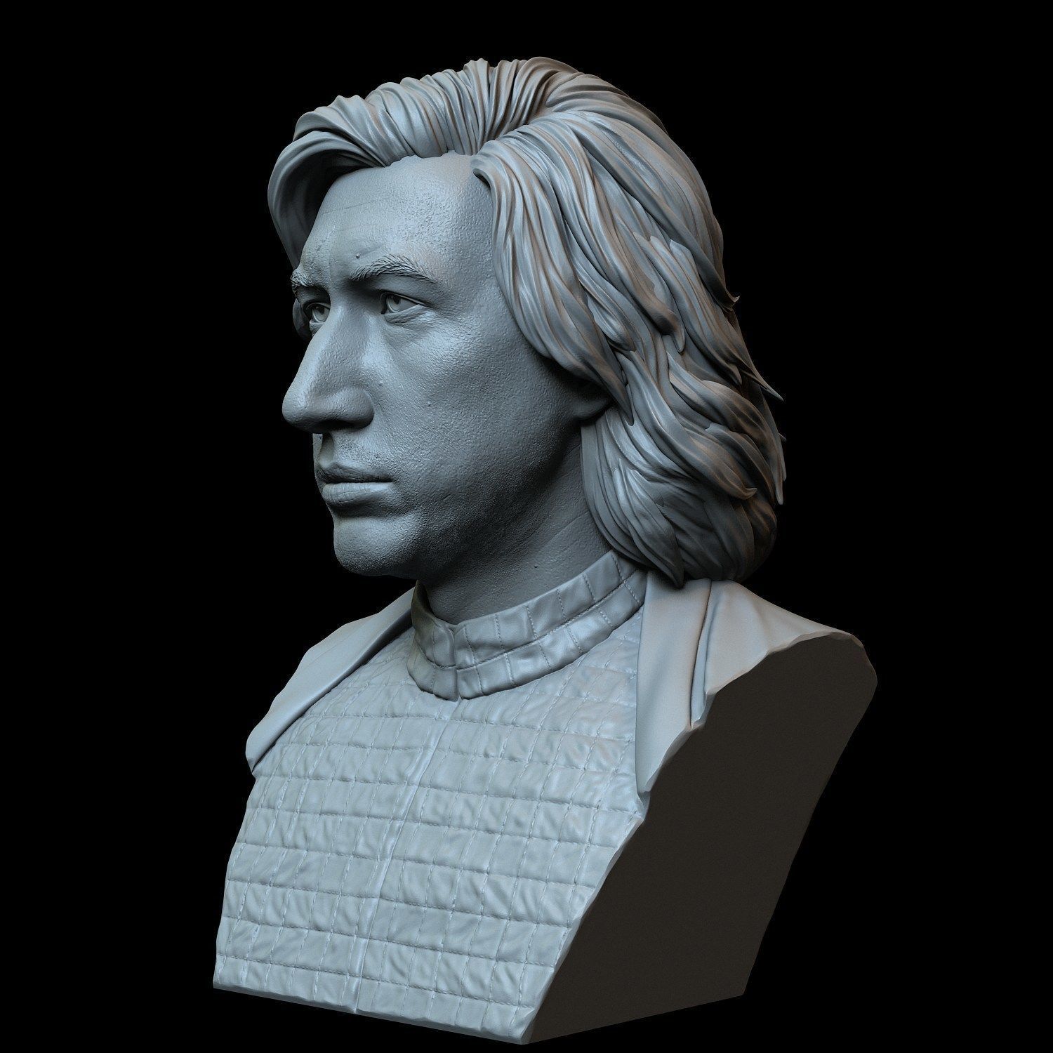 Kylo Ren aka Ben Solo from Star Wars Adam Driver 3D print model_12