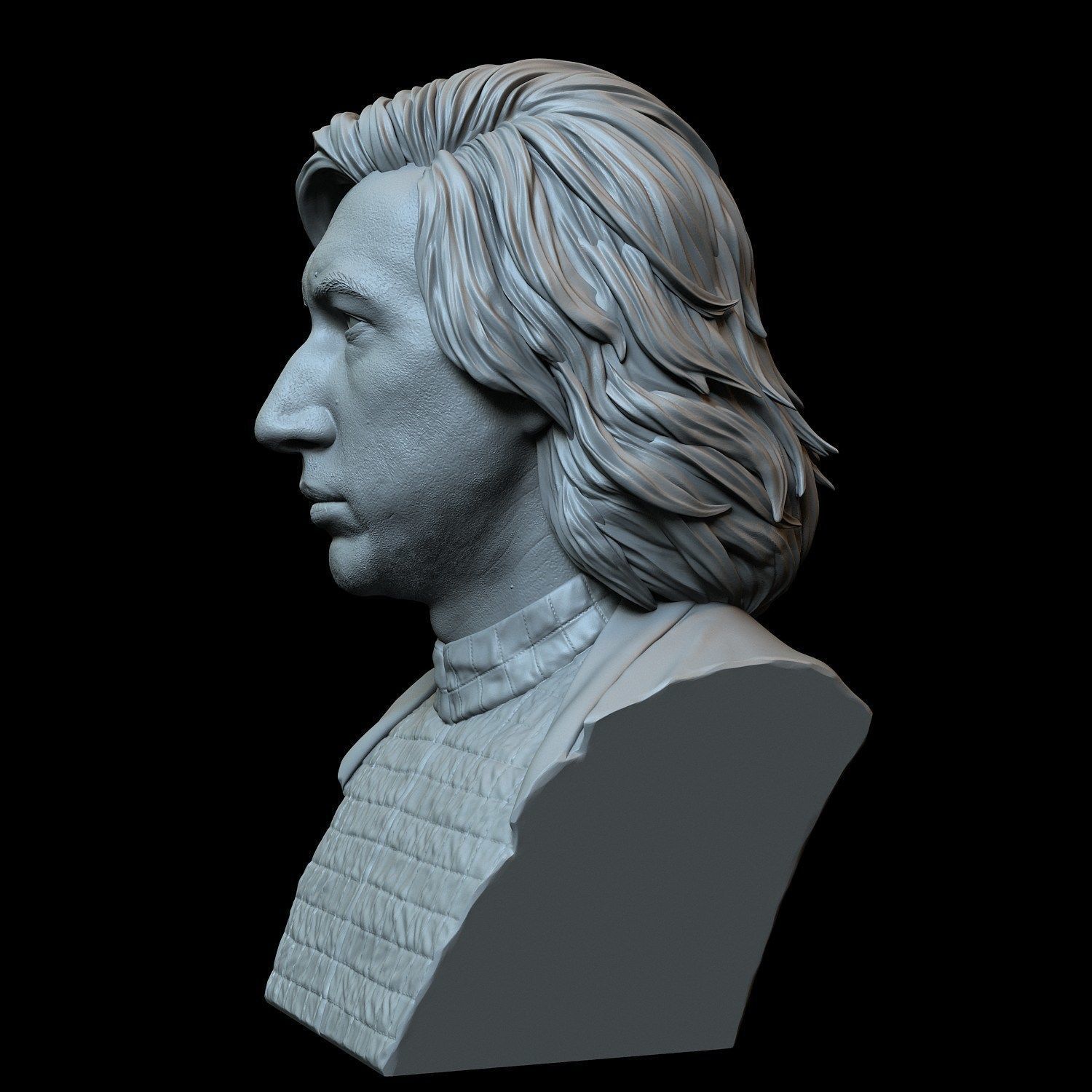 Kylo Ren aka Ben Solo from Star Wars Adam Driver 3D print model_13