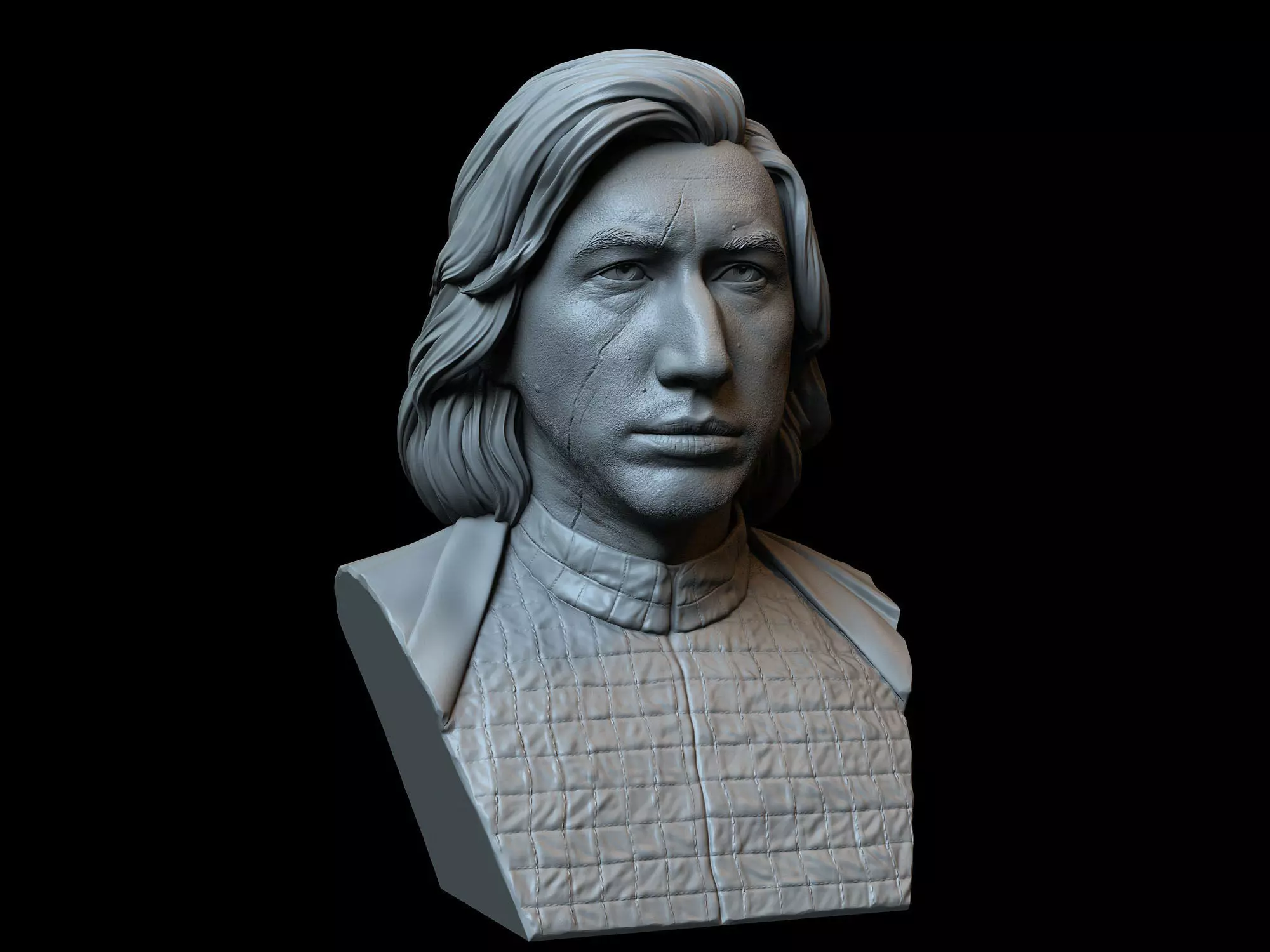 Kylo Ren aka Ben Solo from Star Wars Adam Driver 3D print model_0