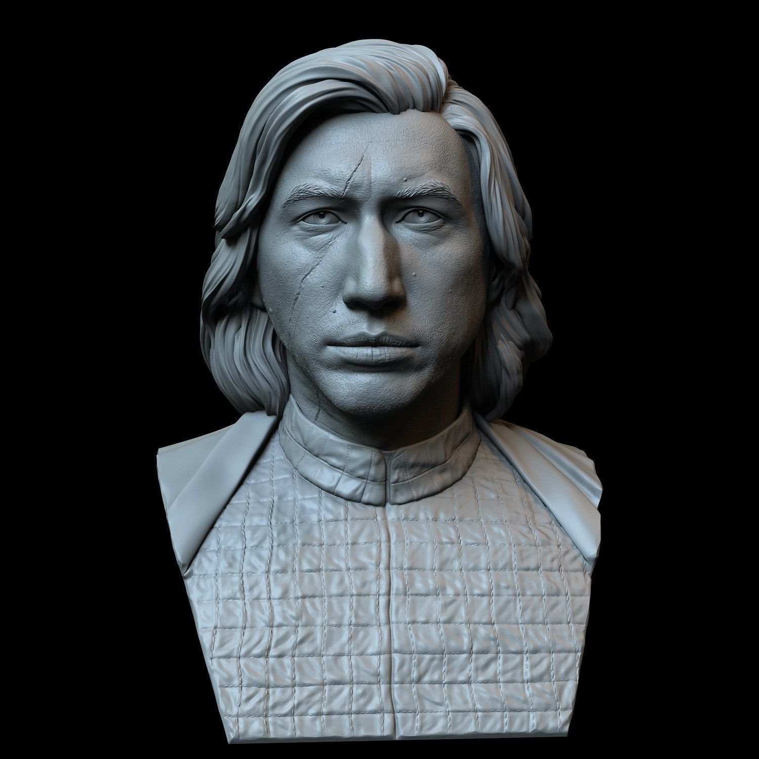 Kylo Ren aka Ben Solo from Star Wars Adam Driver 3D print model_10