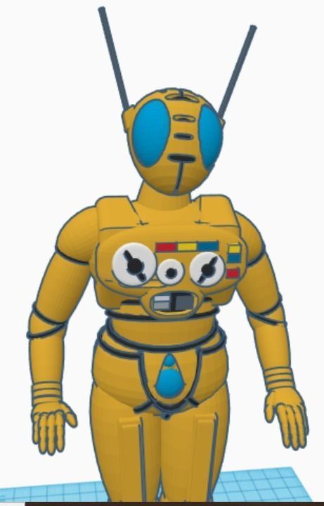 Bioman Peebo 3D print model_2