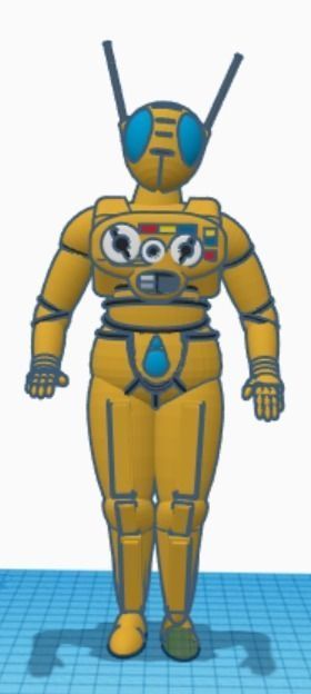 Bioman Peebo 3D print model_1